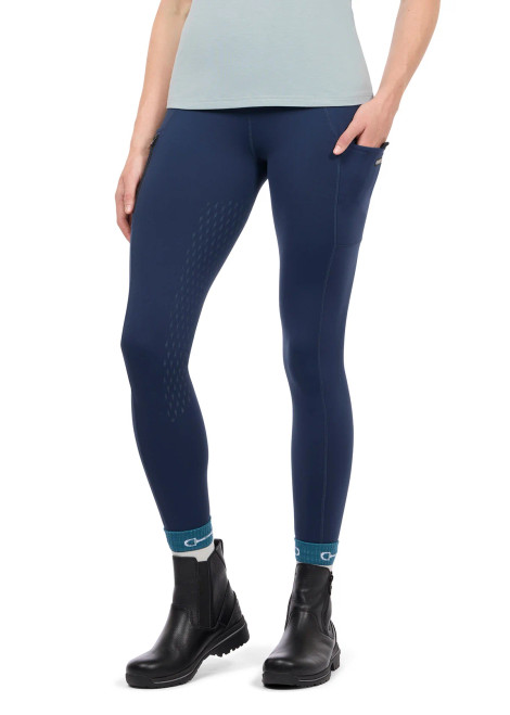 Kerrits Solutions Full Leg Pocket Tight - Stormy Blue