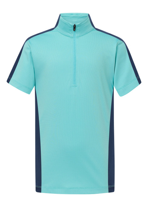 Kerrits Kids Agility Coolcore Short Sleeve Shirt Solid - Turquoise