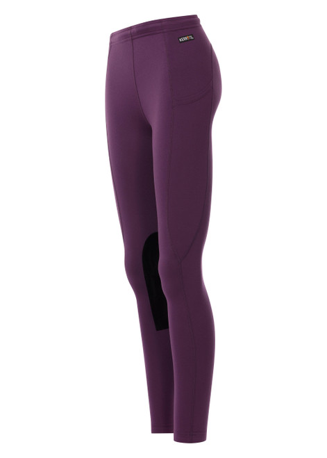 Kerrits Kids Performance Knee Patch Pocket Tight - Velvet Plum