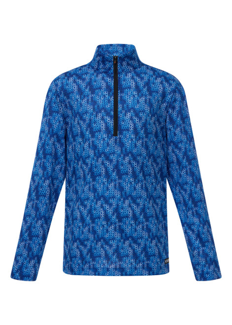 Kerrits Kids Equibreeze IceFil Long Sleeve Shirt Print - Oasis Lucky Cascade