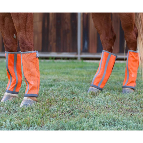 Professional's Choice Deluxe Fly Boots - Orange