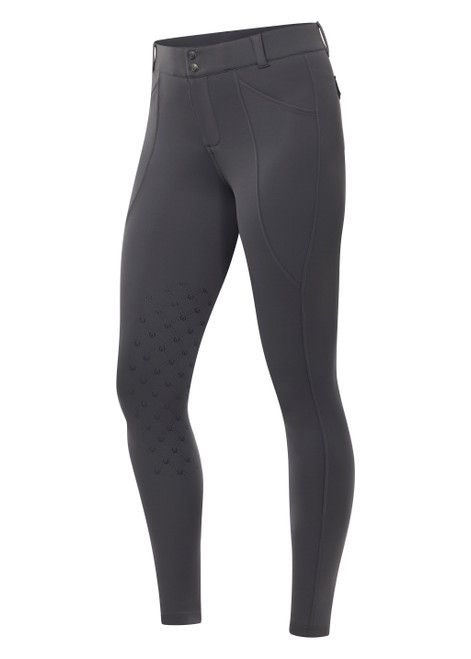 Kerrits Free Motion Coolcore Knee Patch Breech - Carbon