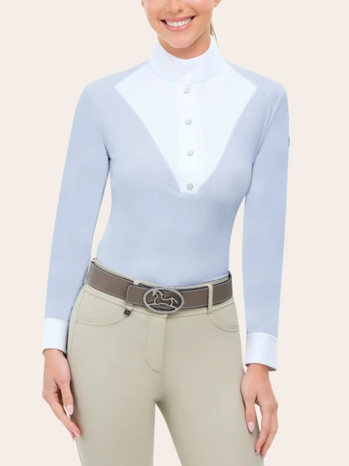 R.J. Classics Brooke Long Sleeve Ladies Shirt - Sky