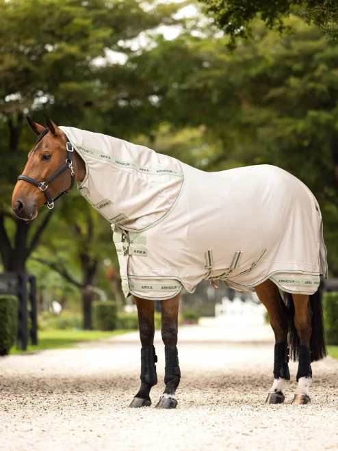LeMieux Arika Armour-Tek Fly Rug - Stone