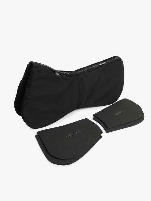 LeMieux ProSorb Plain 2 Pocket Half Pad - Black