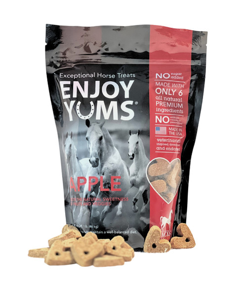 EnjoyYums Horse Treats 1 lb. Bag - Apple