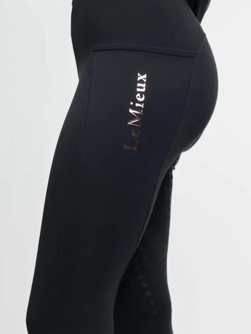 LeMieux Young Rider Sparkle Orla Pull On Tights - Black