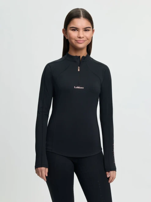 LeMieux Young Rider Sparkle Base Layer - Black