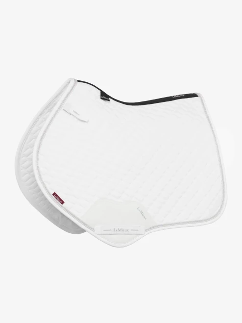 LeMieux Brilliance Close Contact Saddle Pad - White