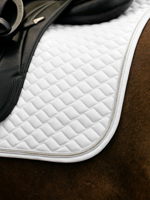 LeMieux Brilliance Dressage Saddle Pad - White