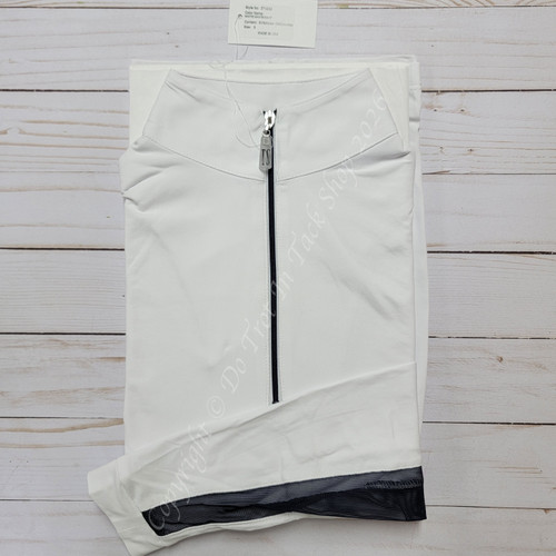 Tailored Sportsman ICEFIL Long Sleev Ziptop Shirt - White/Navy