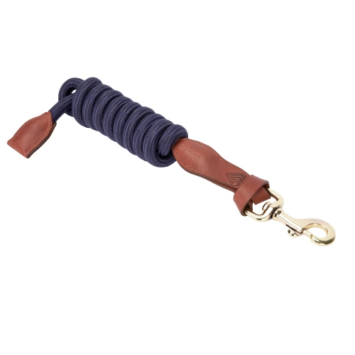 Shires Velociti Leather Lead Rope 78" - Navy