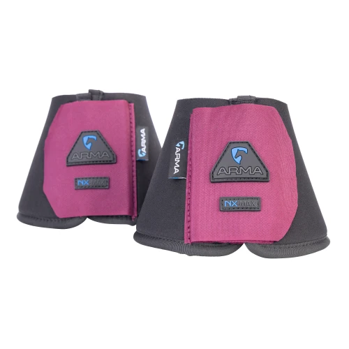 Shires ARMA Neoprene Over Reach Boots - Raspberry
