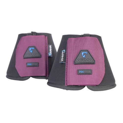 Shires ARMA Neoprene Over Reach Boots - Plum