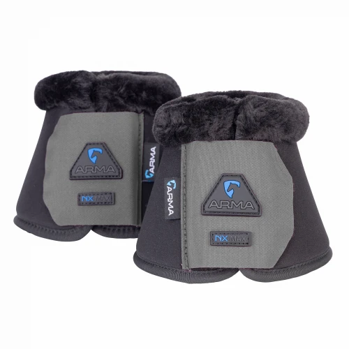 Shires ARMA SupaFleece Neoprene Over Reach Boots - Grey