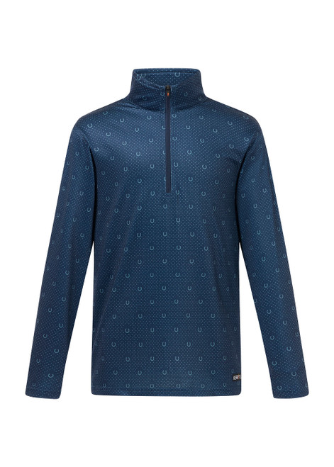 Kerrits Kids In The Zone Coolcore Long Sleeve Shirt Print - Nightfall Lucky Dots