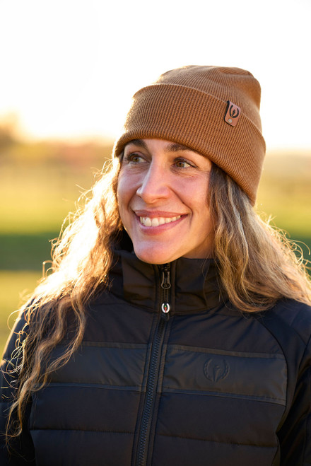 Kerrits Logo Beanie - Cognac