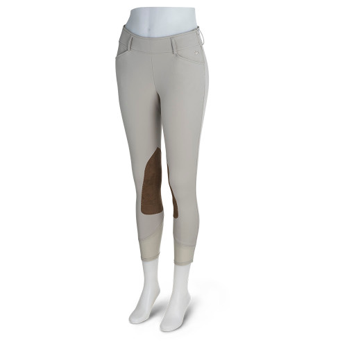 R.J. Classics Belmont Mid-Rise Side Zip Euroseat Breeches - Sand