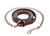 ADT Leather Lead Line with 30" Nickel Chain
