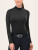 R.J. Classics Jemma Long Sleeve Mock Neck Shirt - Black