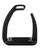 Acavallo Rel-X Easy Stirrups with Silicone Arm - Black/Black