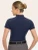 R.J. Classics Jodi Short Sleeve Mock Neck Schooling Shirt - Midnight