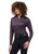 Kerrits In The Zone Coolcore Long Sleeve Shirt - Elderberry Lucky Dots