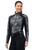 Kerrits Traverse Quarter Zip Fleece Tech Top - Black Batik