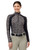 Kerrits Traverse Quarter Zip Fleece Tech Top - Black Wrought Iron Horses