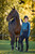 Kerrits Traverse Quarter Zip Fleece Tech Top - Jasper Horseshoe Honeycomb