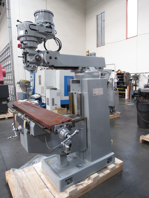 New 9" x 50" Acra Step Pulley Vertical Milling Machine