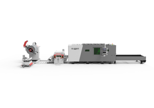 Brand New 3kW–6kW GloryStar GS-CF Series Enclosed Uncoiling and Leveling Fiber Laser Cutting Line