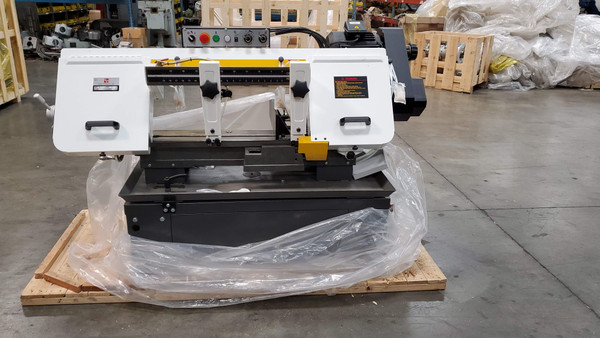 New 10" x 17" Rong Fu Heavy Duty Variable Speed Horizontal Bandsaw with Swivel Base