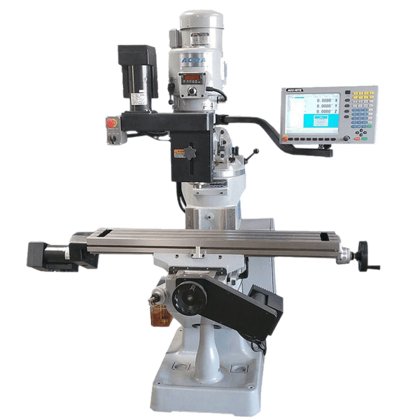 New 9" x 50" Acra 3 Axis Vertical Milling Machine with Acu-Rite MillPower CNC Retrofit Controller