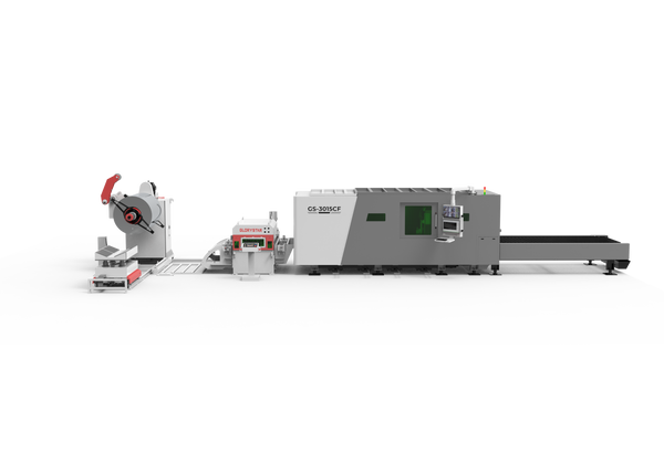 Brand New 3kW–6kW GloryStar GS-CF Series Enclosed Uncoiling and Leveling Fiber Laser Cutting Line