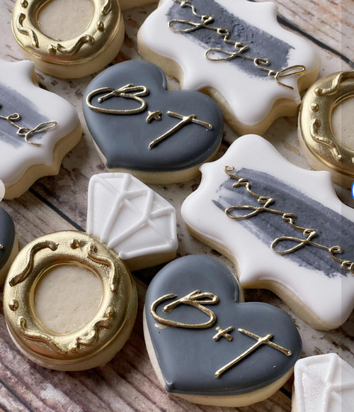 Engagement Mini Cookies- 3 Dozen
