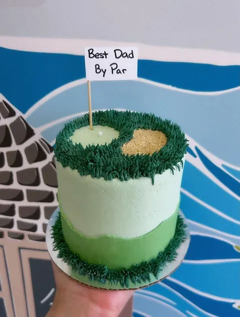 Best Dad By Par- 4" Cake