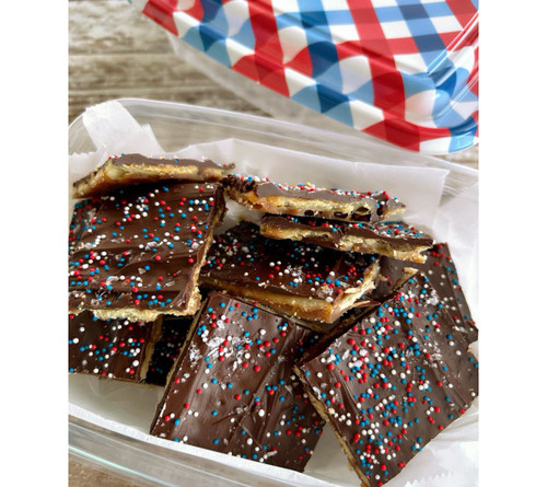 Sweet & Salty Cracker Toffee