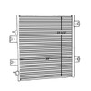 BESTfit AC Condenser 20 X 23.5 Inch For International 4100-4400, 5000-8000, TranStar & ProStar BESTfit AC Condenser 20 X 23.5 Inch For International 4100-4400, 5000-8000, TranStar & ProStar