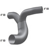 BESTfit 6 - 4 Inch OD Exhaust Tee Replaces 3530109C1 For International 9200, 9400, 9900