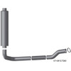 BESTfit 5 Inch Aluminized Multi-Bend Turbo Pipe For International 8200