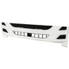White ABS Plastic Narrow Front Grille With Black Opening Accent Replaces 8-98241-071 For Isuzu NPR