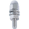 Mini Chrome Acorn Fastener Set