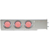 Stainless Spring Loaded Rear Light Bars W/ 6 - 4 Inch Dual Revolution Red/Clear LEDs & 2.5 Inch Bolt Spacing