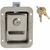 Stainless Steel Junior Single Point Locking Paddle Latch With Thru-Hole Mount Stainless Steel Junior Single Point Locking Paddle Latch With Thru-Hole Mount