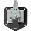 3.75 X 3.5 Inch Stainless Steel Single Point T-Handle Latch With Mounting Holes