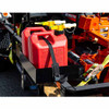 Gas Container Rack For Open/Enclosed Landscape Trailers For 5 Gallon Or 2 - 2.5 Gallon Polymer Containers