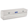 Bright Diamond Plate Aluminum Wedge Utility Chest Box- 55 Inch For Pickup Trucks