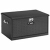 Gloss Black Diamond Plate Aluminum 38 Inch Utility Chest Box W/ Drawers For Pickup Trucks