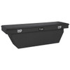Matte Black Diamond Plate Aluminum Deep Angled Crossover Tool Box- 69 Inch For Pickup Trucks